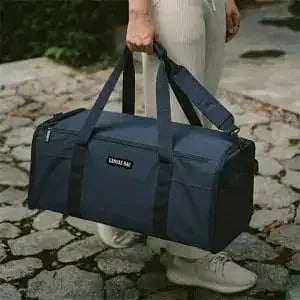 Canvas Travel Bag - Blue