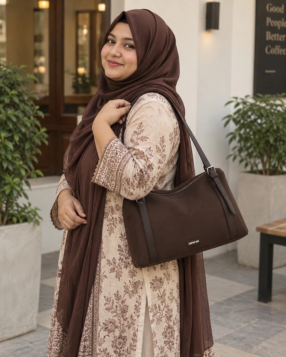 Chocolate Duffle bag